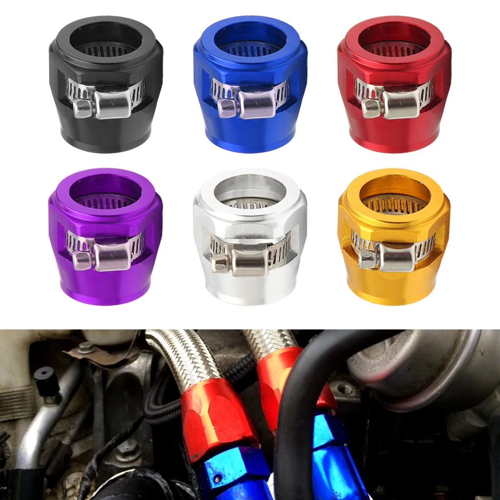 

4 упаковки/лот, простой в установке алюминиевый шестигранный финишер для шланга-и низкое обслуживание, надежная работа, синий AN10, 4 шт.