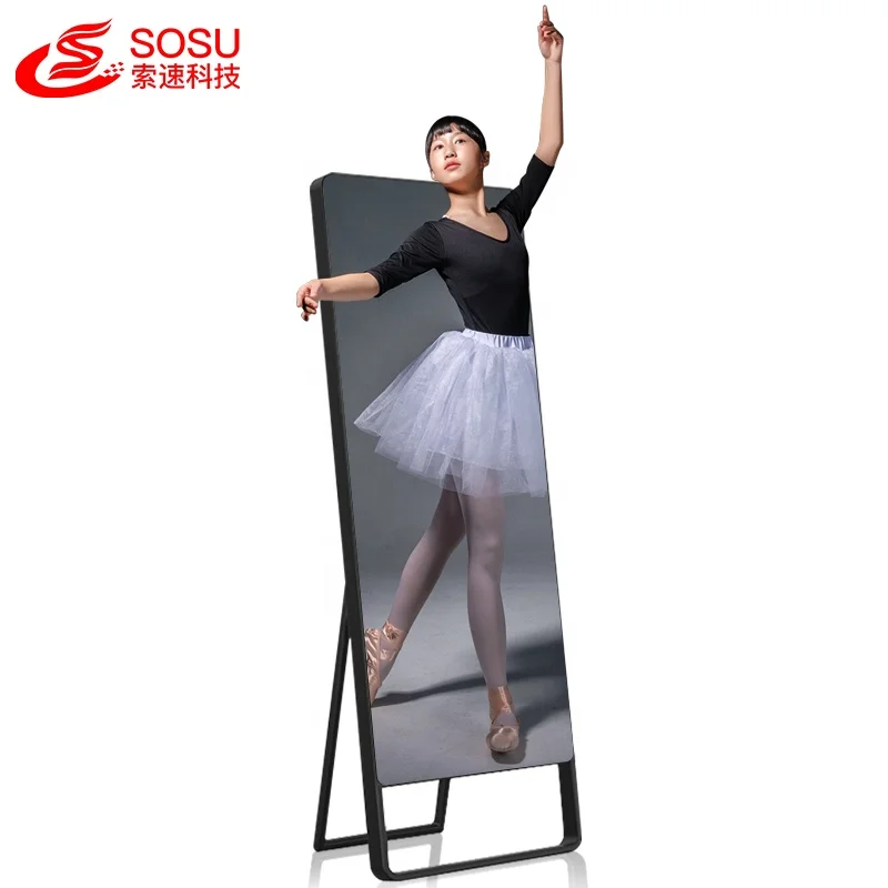 2024 Home Smart Mirror Fitness Waterproof Workout Smart Mirror For Fitness Room Mirror Fitness Smart