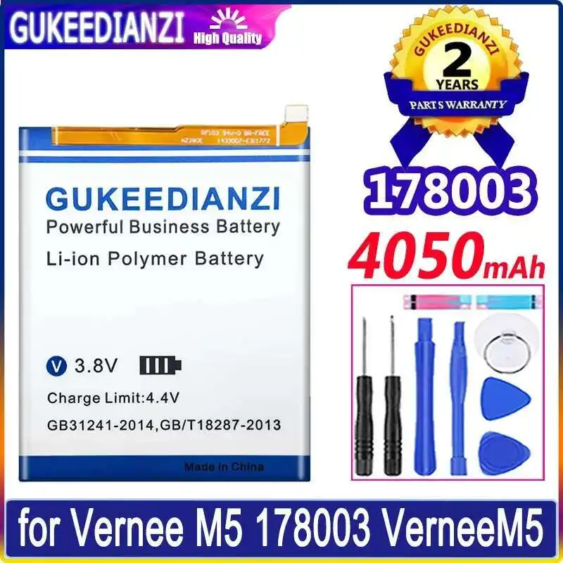 

4050Mah Environmentally Friendly Mobile Phone Battery For Vernee M5 178003 Verneem5