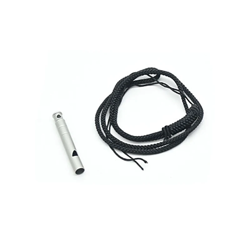 ضوء عالي ماتي رمادي Ti TC4 التيتانيوم إنقاذ الحياة صفارات الطوارئ حرس السلامة صافرة المفاتيح قلادة EDC أداة هدية #4