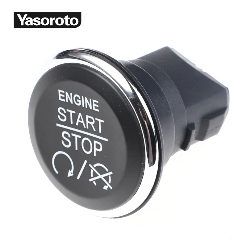 Keyless Go Start Stop Ignition Button Switch For Jeep Grand Cherokee 09-13 For Dodge Challenger 09-14 For Chrysler Town&Country