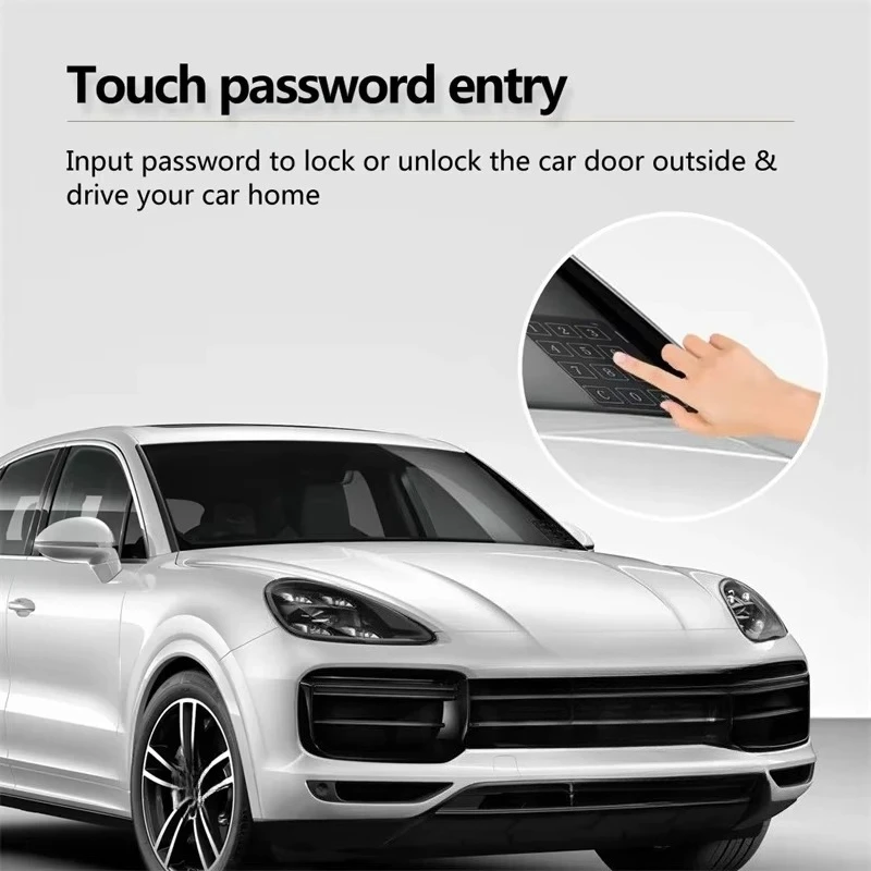إنذار ضد السرقة عن بعد مناسب لبورشه ماكان 2014-2018 إصبع بدء تشغيل السيارات قفل القرب فتح #1