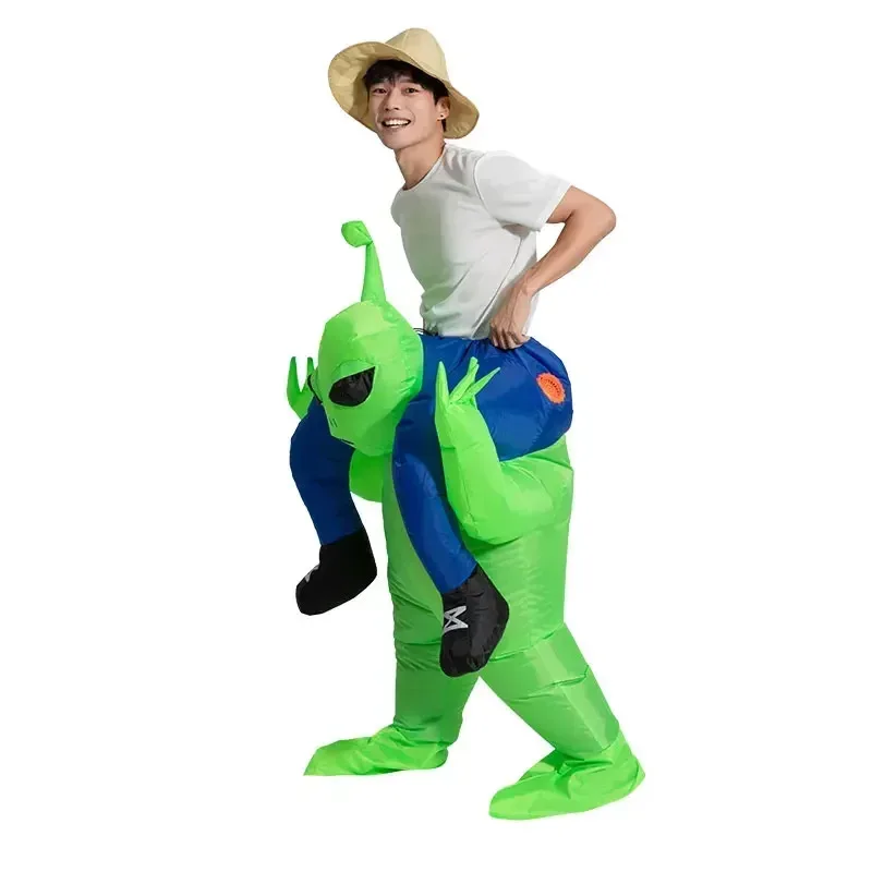 

Sky02 Adult Riding on Alien Inflatable Costume Party Halloween Costume Cosplay for man Women88Ji #