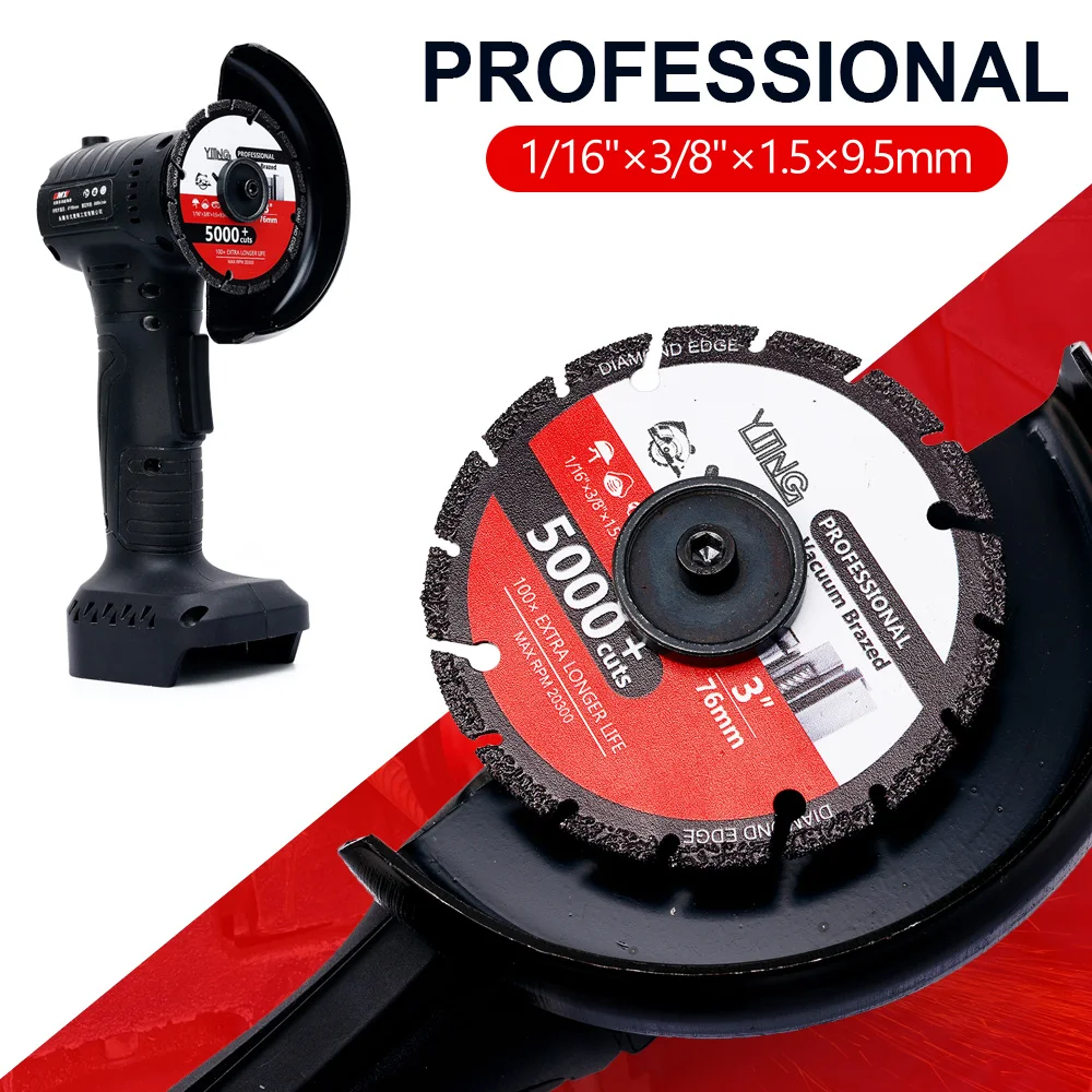 YIJING 2Pcs Diamond Circular Saw Blade for rebar with 3/8