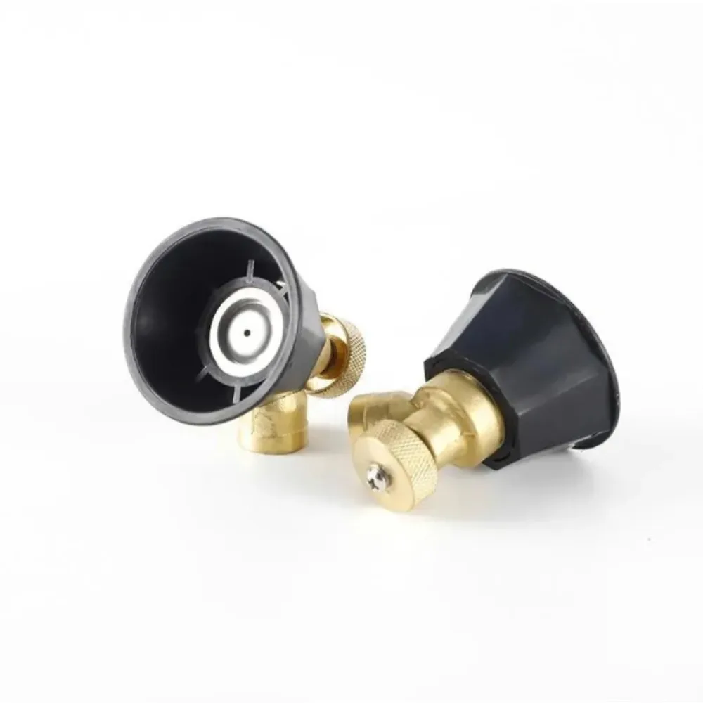 1PCS Brass/Alloy Nozzle Agricultural Atomization Adjustable Nozzle Black Whirlwind Agricultural Sprinkler Head Garden Tool