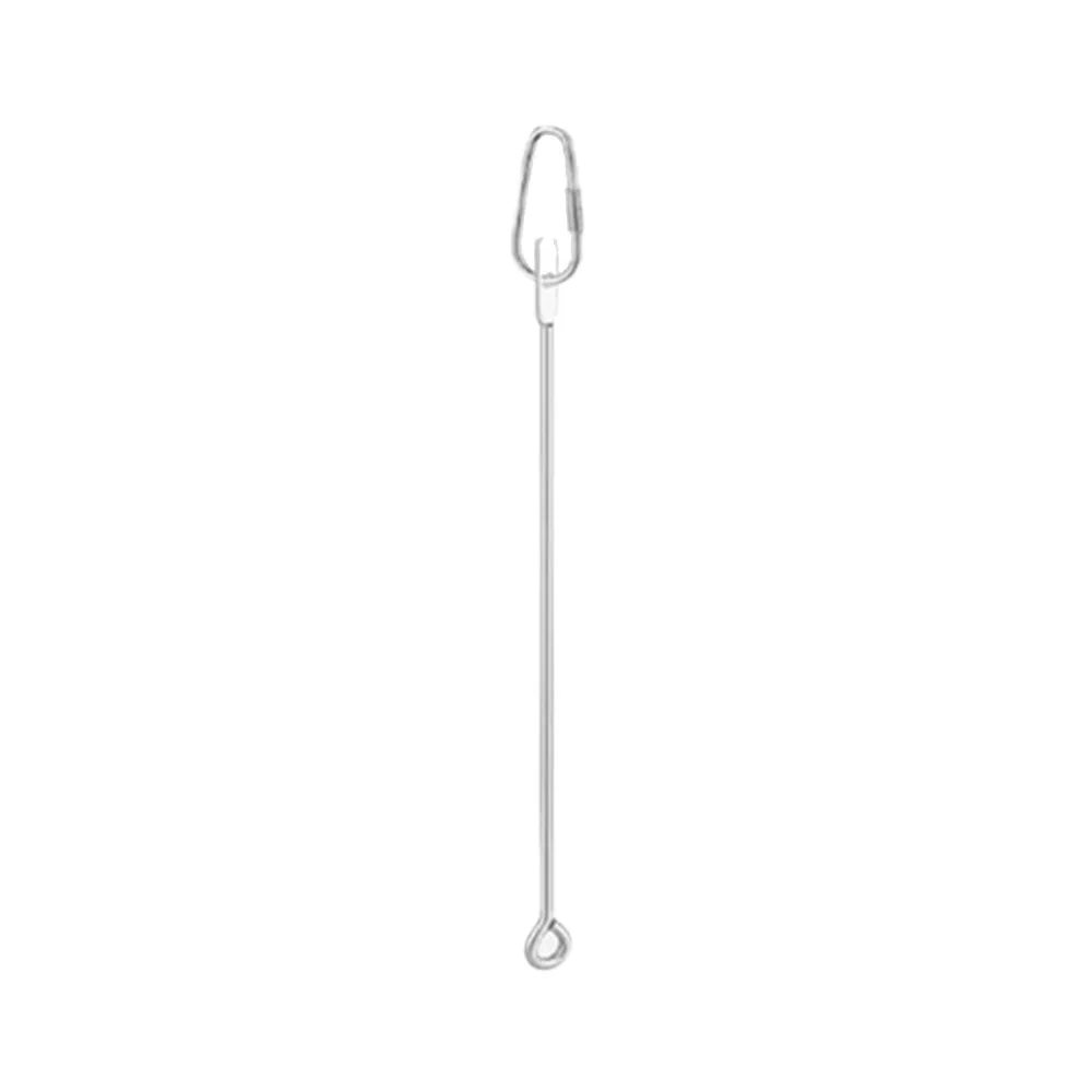 Stainless Steel Bird Food Holder Adjustable Rust-proof Bird Cage Feeder Hanging with Hook Bird Foraging Toys Bird Cage