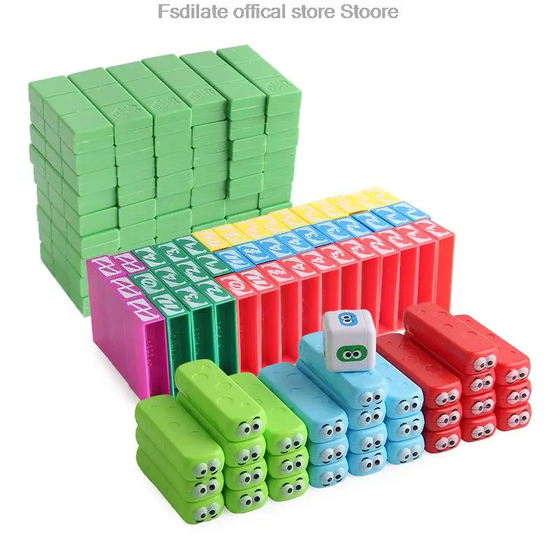 48pc stacked blocks table games Balance Building Blocks Puzzle Board Game jogos stacked blocks for kids party birthday gift