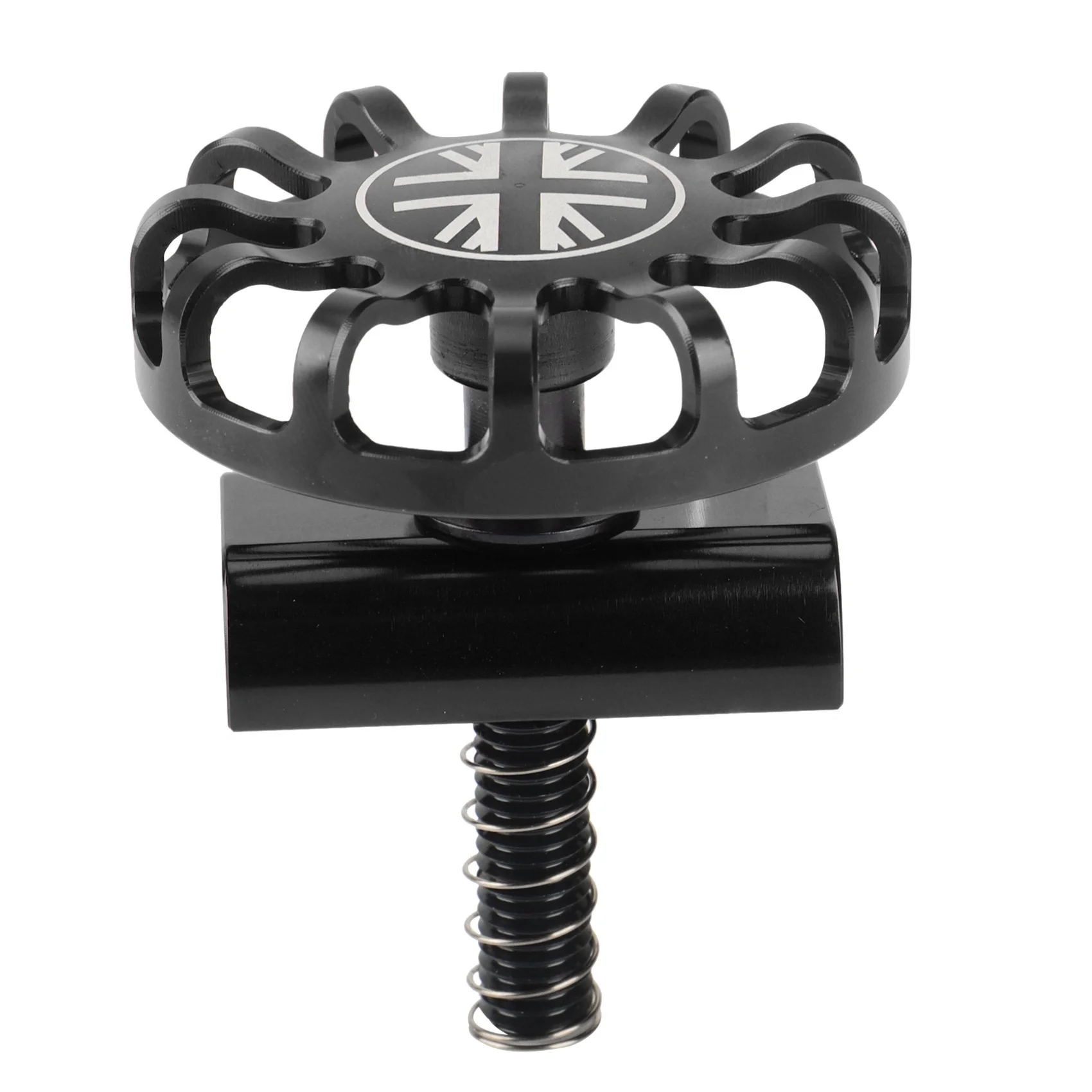 【CYBER MONDAY】Folding Bike Hinge Clamp Cnc Aluminum Alloy C Buckle for Bike Hinge Clip Bicycle Accessories,Black
