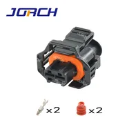 Juego de 10 Uds. De conector boschs eléctrico automotriz hembra de 2 pines 1928403874 1928403698