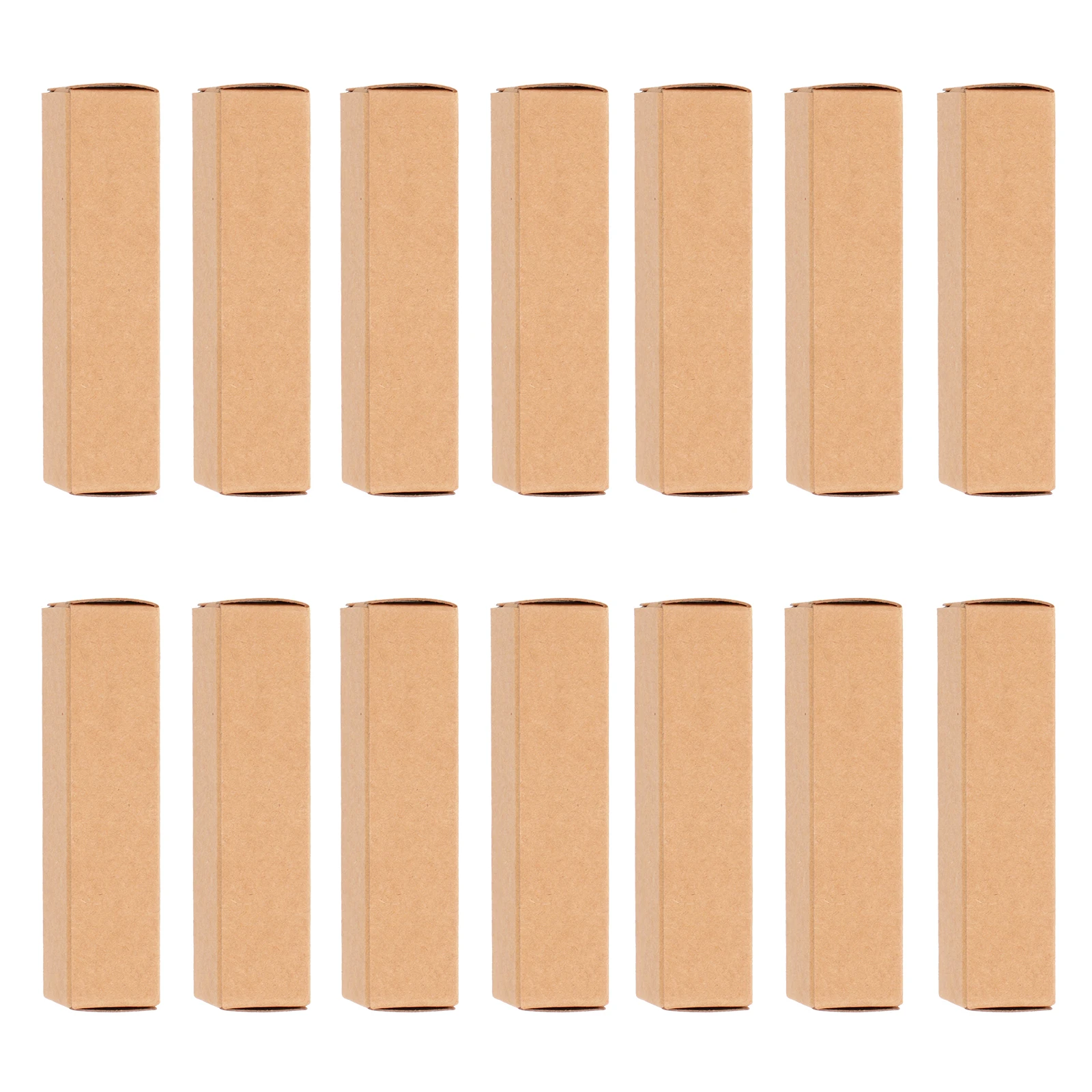 

50 Pcs Lip Balm Packaging Box Kraft Paper Lipstick Boxes Gift Wrap Small Size High Quality Durability Storage Protection