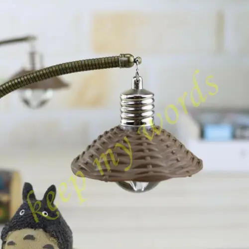 Anime Movie Totoro Cartoon Desk Lamp Night Light With Battery Lantern Fan Gift Model