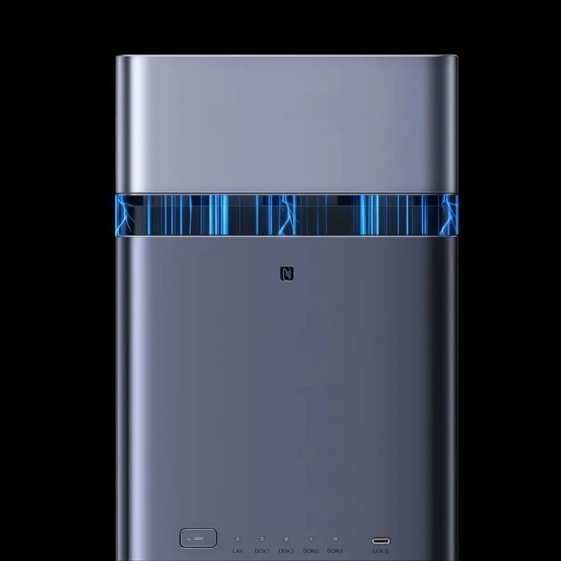 【Best-selling】UGREEN DH4300 Plus Mini Home NAS AI Rockchip Octa Core A55-A76 8GB LPDDR4X 4 Bay SATA HDD SSD NFC RJ45 2.5GbE Netw