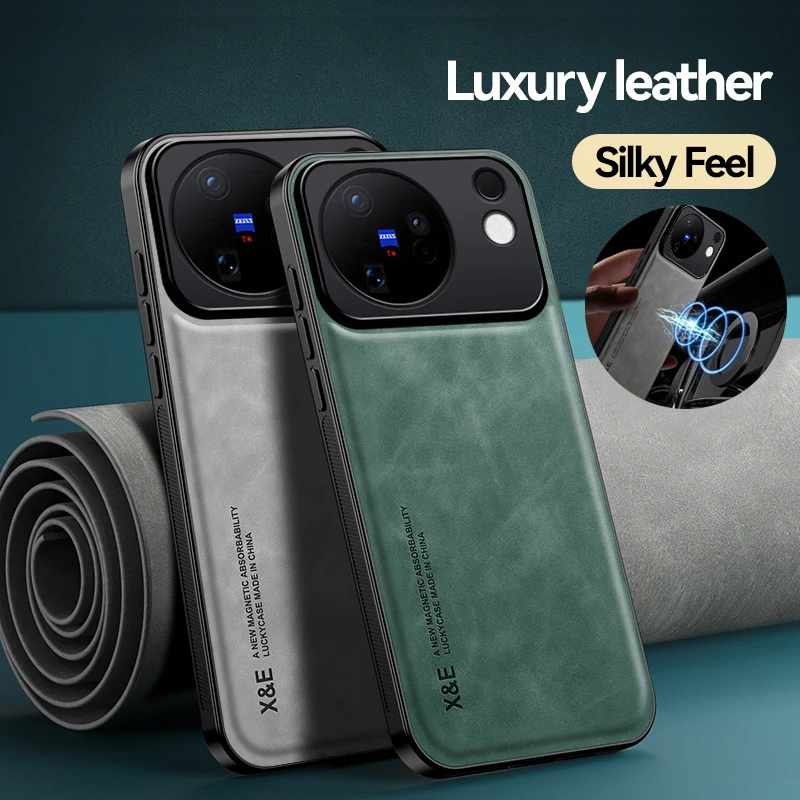EUCAGR Skinlee Phone Case For vivo X500 Pro Max Case Magnetic silicone Skin Kindly Shell For vivo X500Pro Soft Silicone Cover