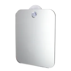 Makeup Mirror With Holder Suction Cup 360 Shower Shave Mirrors Bathroom Mirrors Washroom Fog Free New
