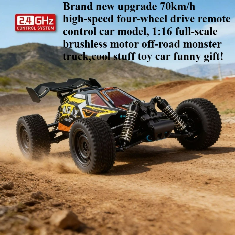 Cool Stuff Toy Car Funny Gift-70km/h High-speed 4WD Rc Truck,Remote Control Car,Full Scale Rc Cars,Monster Truck,Toys for Kids