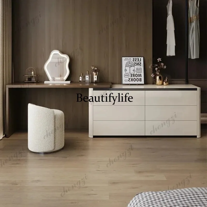 Drawers Storage Vanity Table Stool Organizer Aesthetic Makeup Dressing Table Items Desk Comoda Pra Quarto Bedroom Furniture