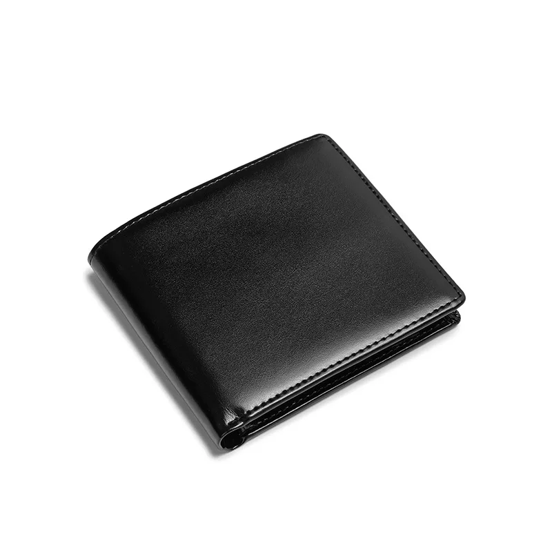 موضة جديدة جلد أصلي للرجال محافظ قصيرة جلد حقيقي الذكور الفاخرة العلامة التجارية مخلب الصبي هدية محفظة النقدية محفظة حمل بطاقات #2