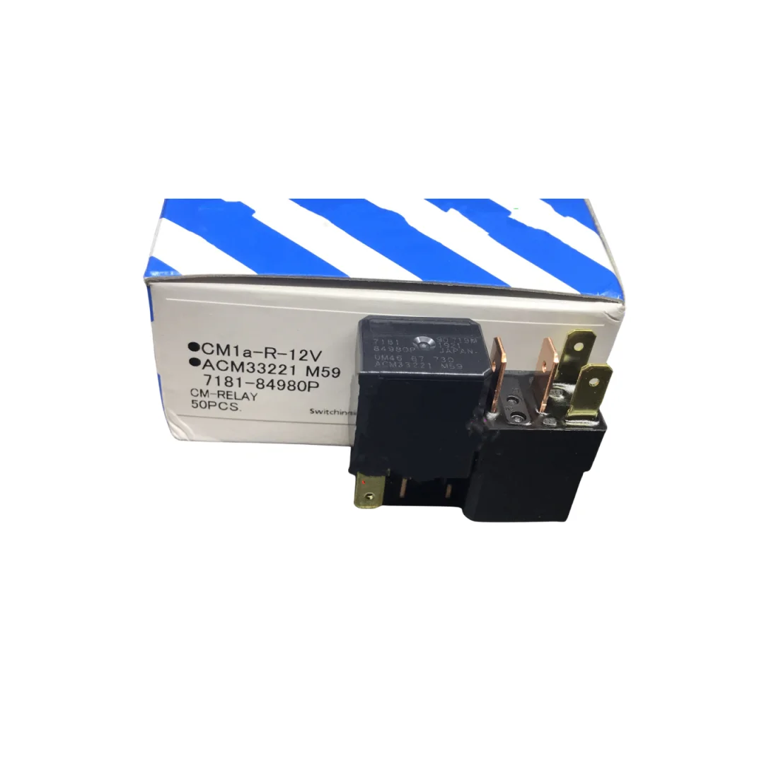 2PCS  100% New original Acm33221 brandnew original automotivo violeta relé 12v 4 pinos ponto CM1a-R-12V  RELAY