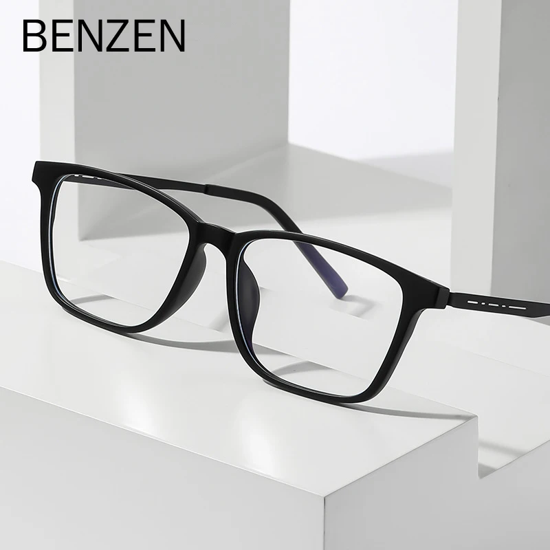 

BENZEN Blue Light Blocking Glasses Men Computer Gaming Goggles Women Myopia Optical Glasses Frame Prescription Eyeglasses 5762