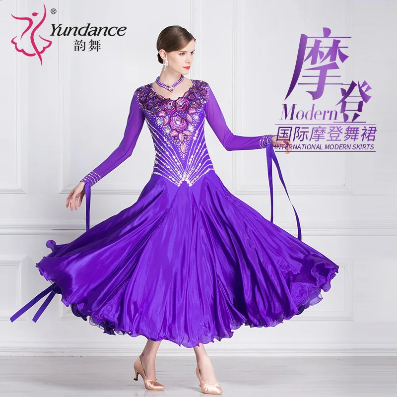 

B-18396 Exotic Atlantic Purple American Smooth Ballroom Competition Dress American Smooth Ballroom Dress for Sale