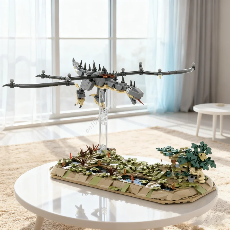 

795 шт. MOC мертвые марши Хоббит и лорд модель строительные блоки рождественские подарки архитектура креативная идея игрушки кирпич на день рождения