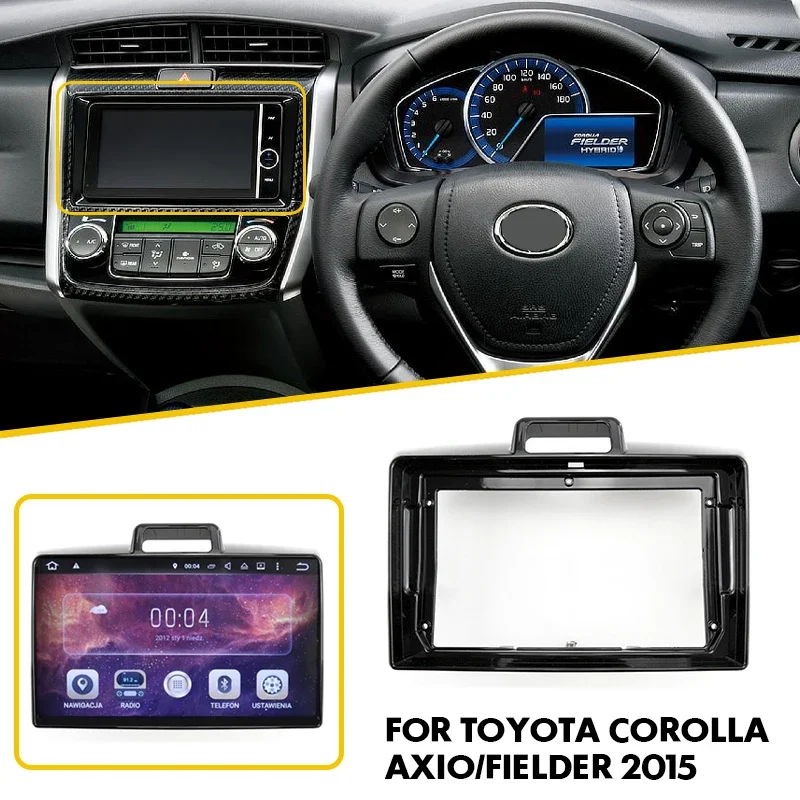 9 Inch Car Radio Fascia Frame  Install Panel Dashboard For Corolla AXIO/FIELDER