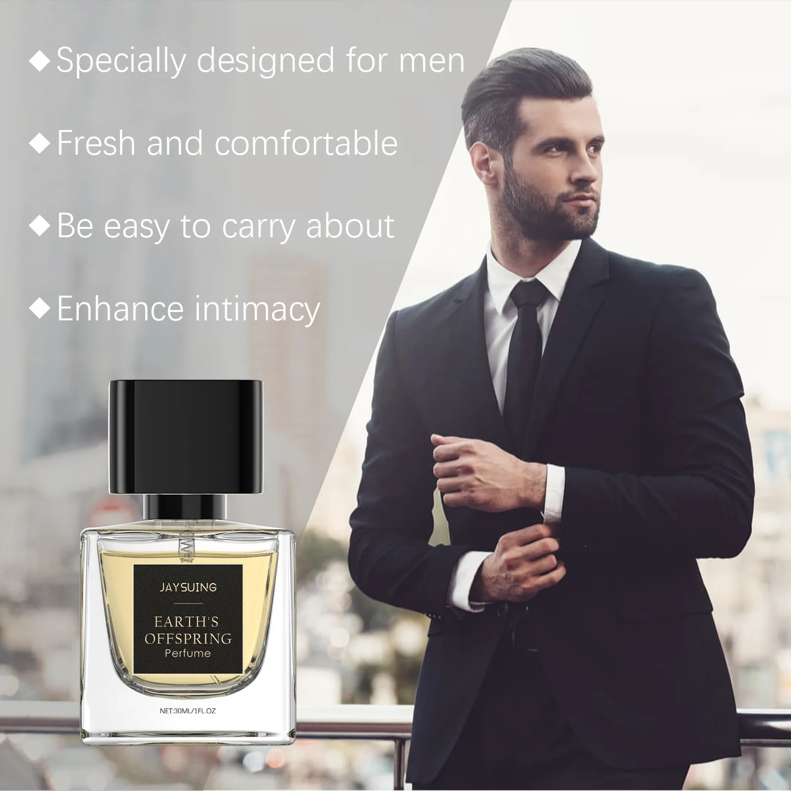 Perfume masculino de longa duração, fragrância floral, colônia, feromônio, namoro diário, atraindo mulheres, eau de parfum, spray de perfume sexual