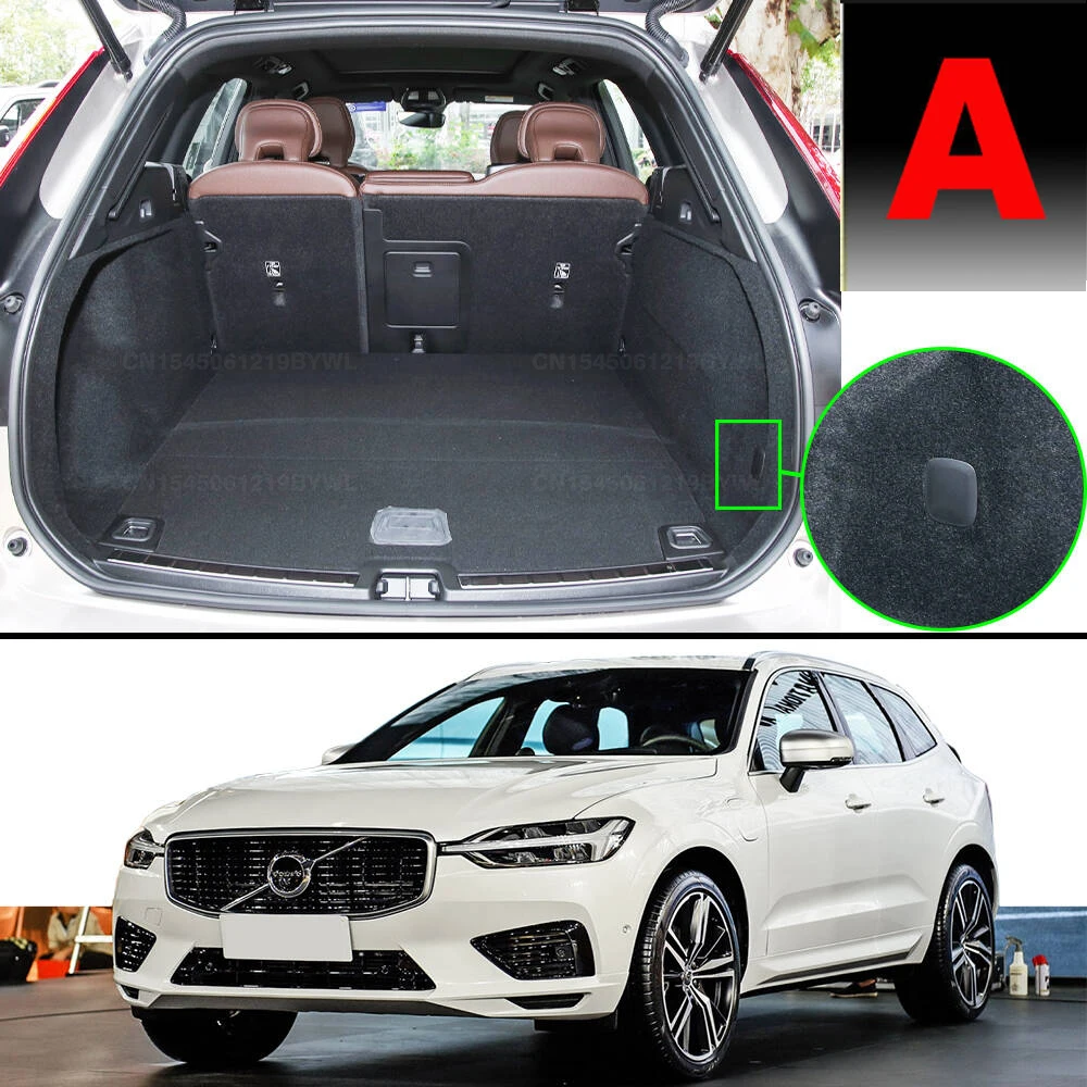 For Volvo XC60 New Energy 2018-2025 2024 2023 2022 21 20 19 Auto Full Coverage Trunk Mat  Cargo Liner Interior Accessories