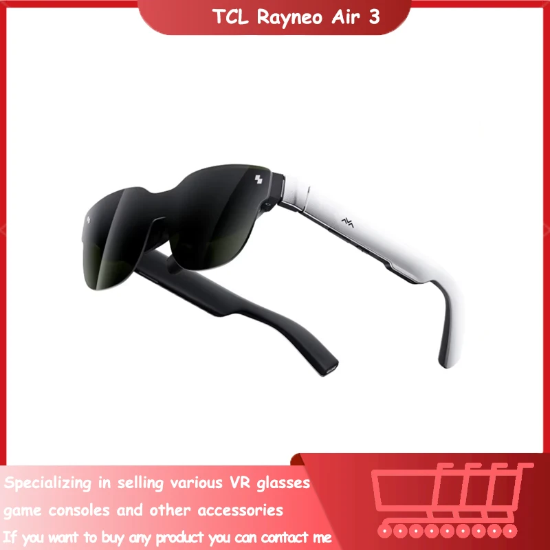 TCL Rayneo Air 3 Smart AR glasses HD Viewing Portable Screen 120Hz High Refresh Handheld Giant Screen VR Glasses