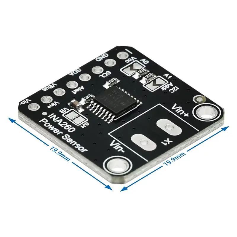 AA08-INA260 High/Low Side Bidirectional Current Measurement Voltage Current Power Sensor Module Circuit Monitoring Module