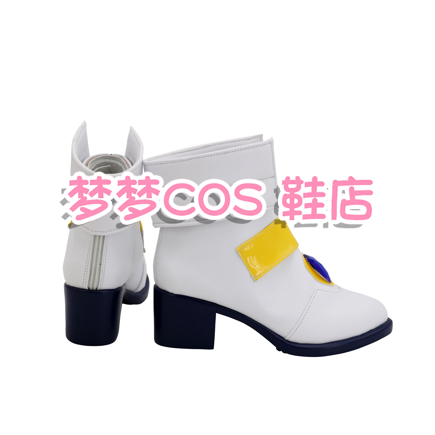 Magical Girl Lyrical Nanoha Nanoha Takamachi Scarpe Cosplay Stivali Anime Halloween Stivali in pelle PU