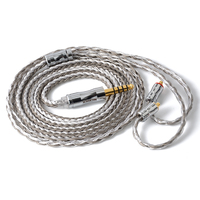 NICEHCK C16-4 16 Core Silver Plated Cable 3.5/2.5/4.4mm Plug MMCX/2Pin/QDC Connector For TRNV90 KZZSX TFZ QDC NX7MK4 DB3 BL-03