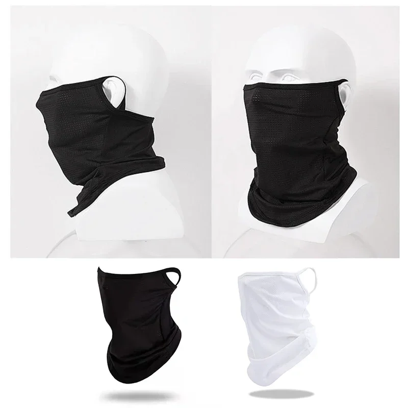 Spring Summer Motorcycle Riding Windproof Mask Prevent Droplets and Dust Summer Neck Sunscreen Mask Moto Equipments Accessories