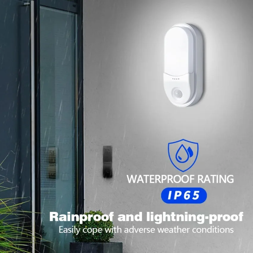 LED Human Infrared Induction Wall Lamp Staircase Aisle Ceiling Light Outdoor IP65 Waterproof Garden Porch Induction Light