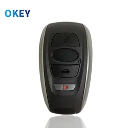 Okey Remote Car Key Shell Replacement Cover For Subaru BRZ WRX STI Legacy Outback XV Crosstrek 3+1/4 Buttons With Blade