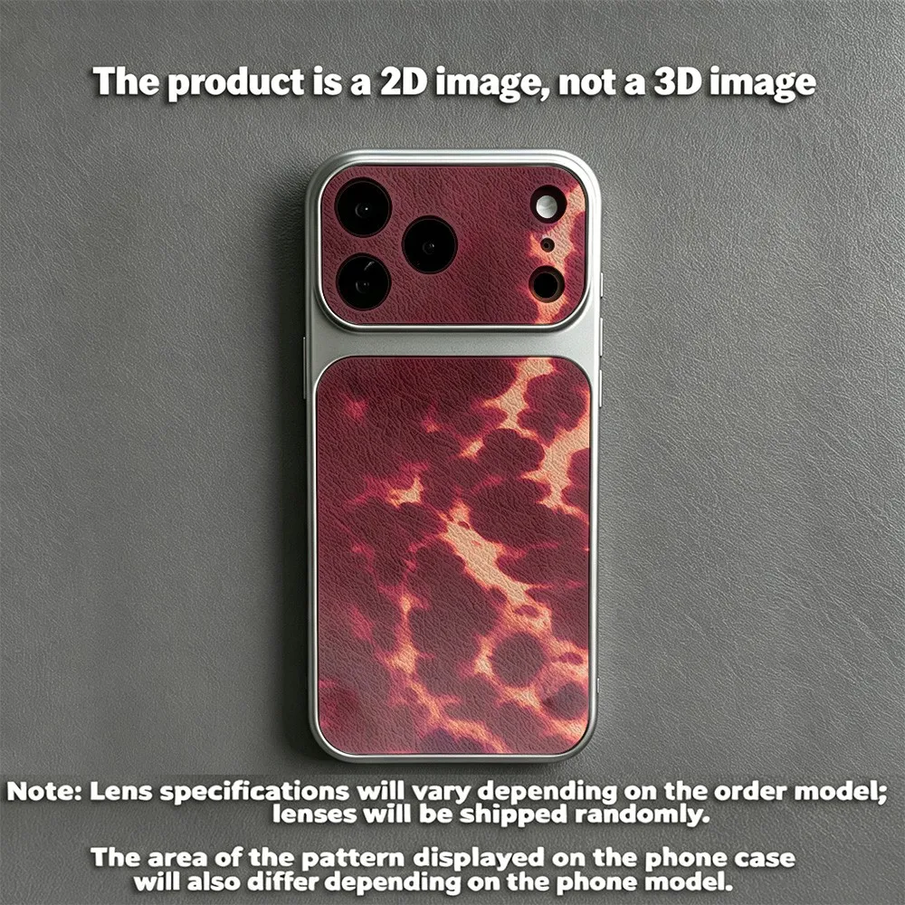 Vintage Red Print Collection iPhone Case for iPhone 18 17 17e 16e 16 15 14 13 12 11 Air Pro Max Plus Double-layer Back Cover