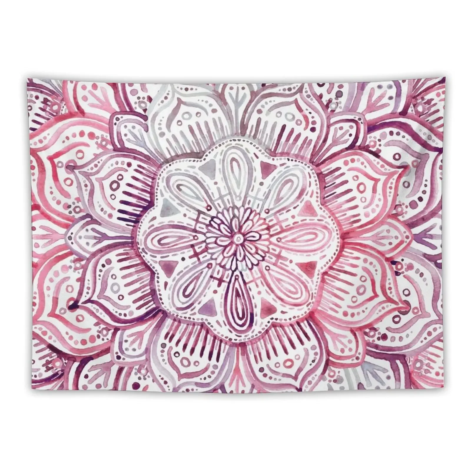 

Burgundy Blush Watercolor Mandala Tapestry Room Decoration Aesthetic Aesthetic Room Decors House Decorations Tapestry