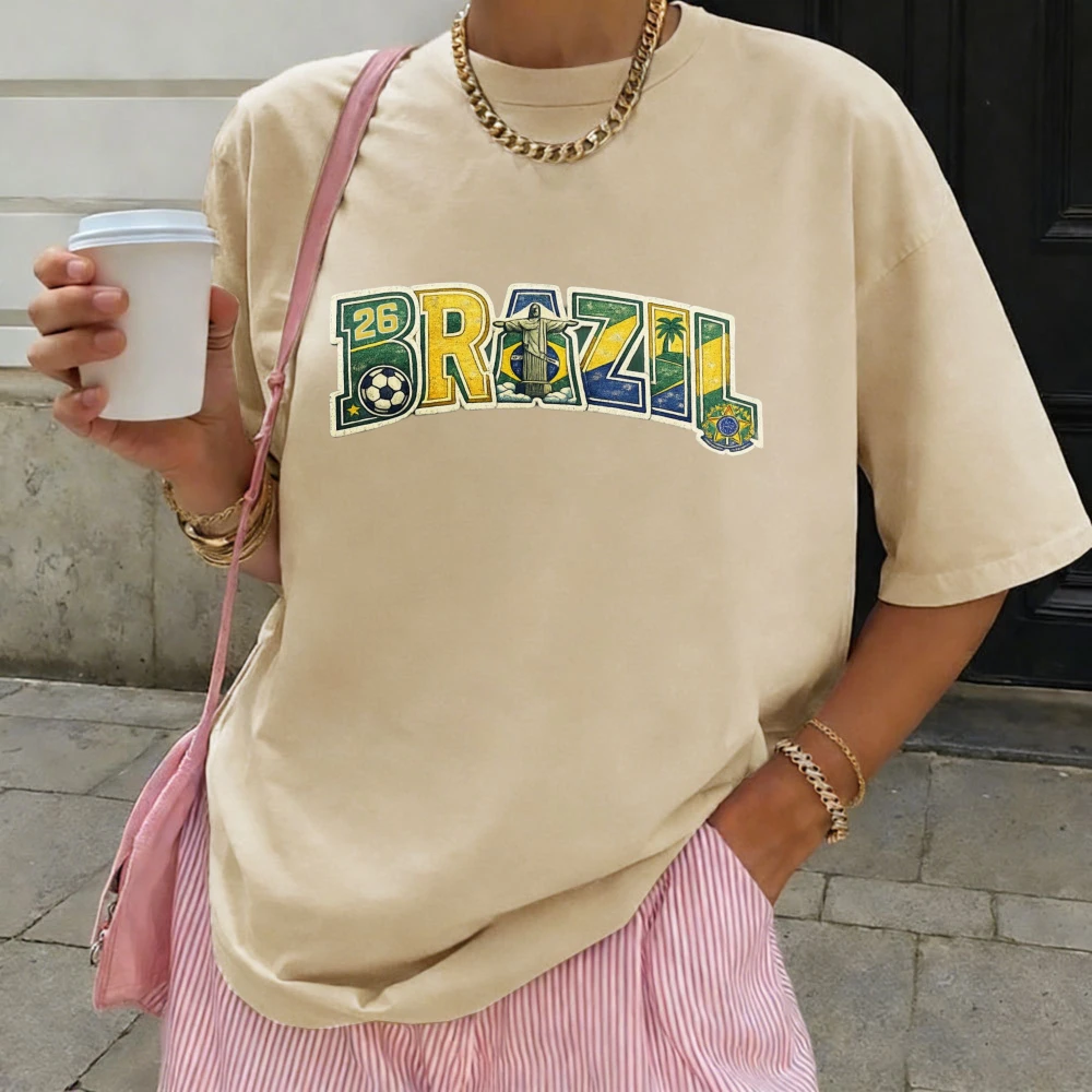 Brazil 2026 Soccer Tee Retro F - огляд і ціна Street Fashion Brazil