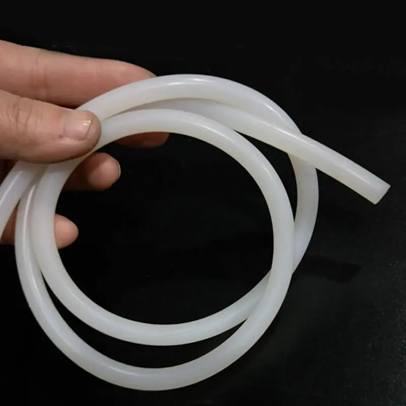 Milky White Silicone Solid Round Strip Diameter 1-25mm Silicone Sealing Strip High Temperature Resistant Anti Slip Waterproof
