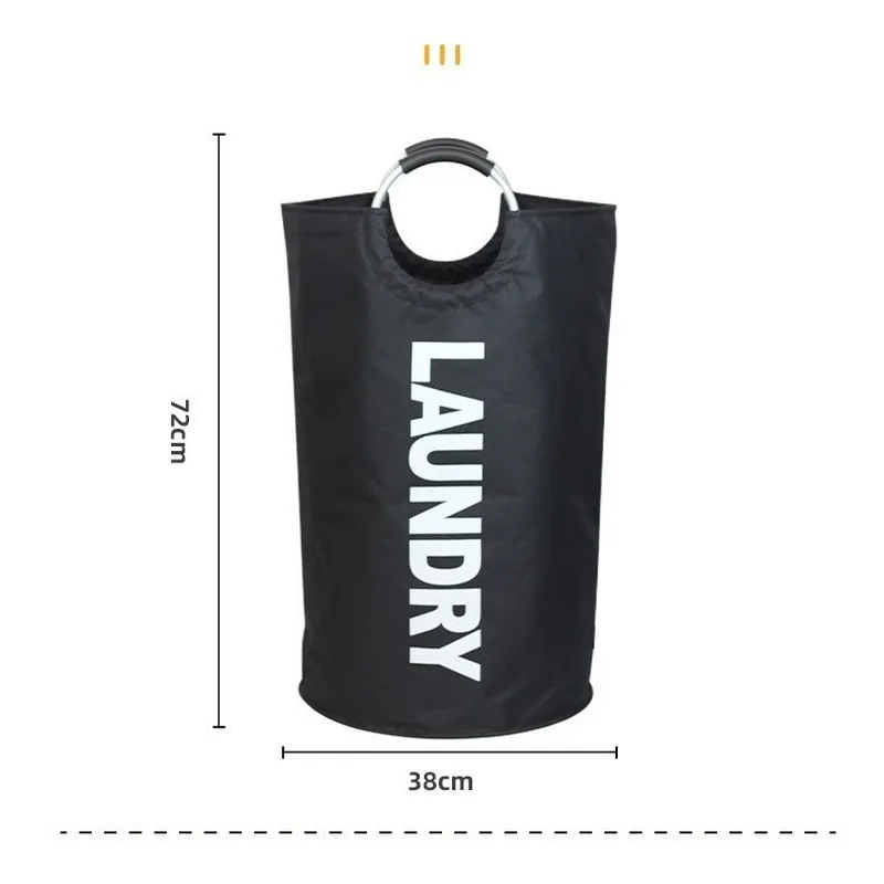 Foldable Oxford Cloth Laundry Basket Large Capacity Waterproof Dirty Clothes Storage Bag Bathroom Home Clothes Organizer Bucket