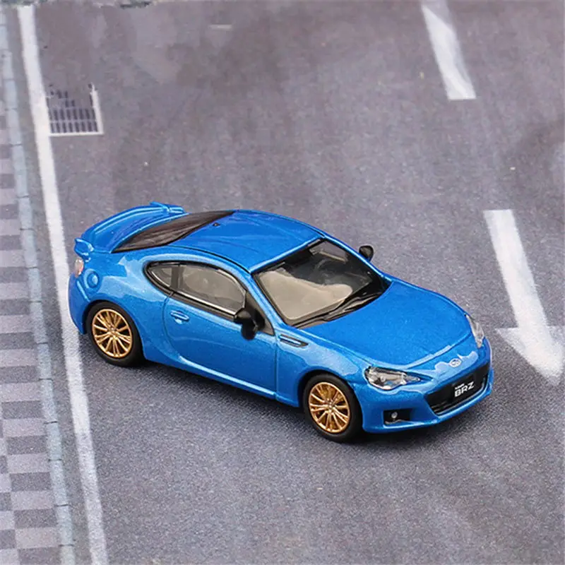 

Модель спортивного автомобиля Subarus BRZ из сплава, модель литая металлической гоночной машины, миниатюрная модель масштаба, коллекция, подарки для детей, 1/64