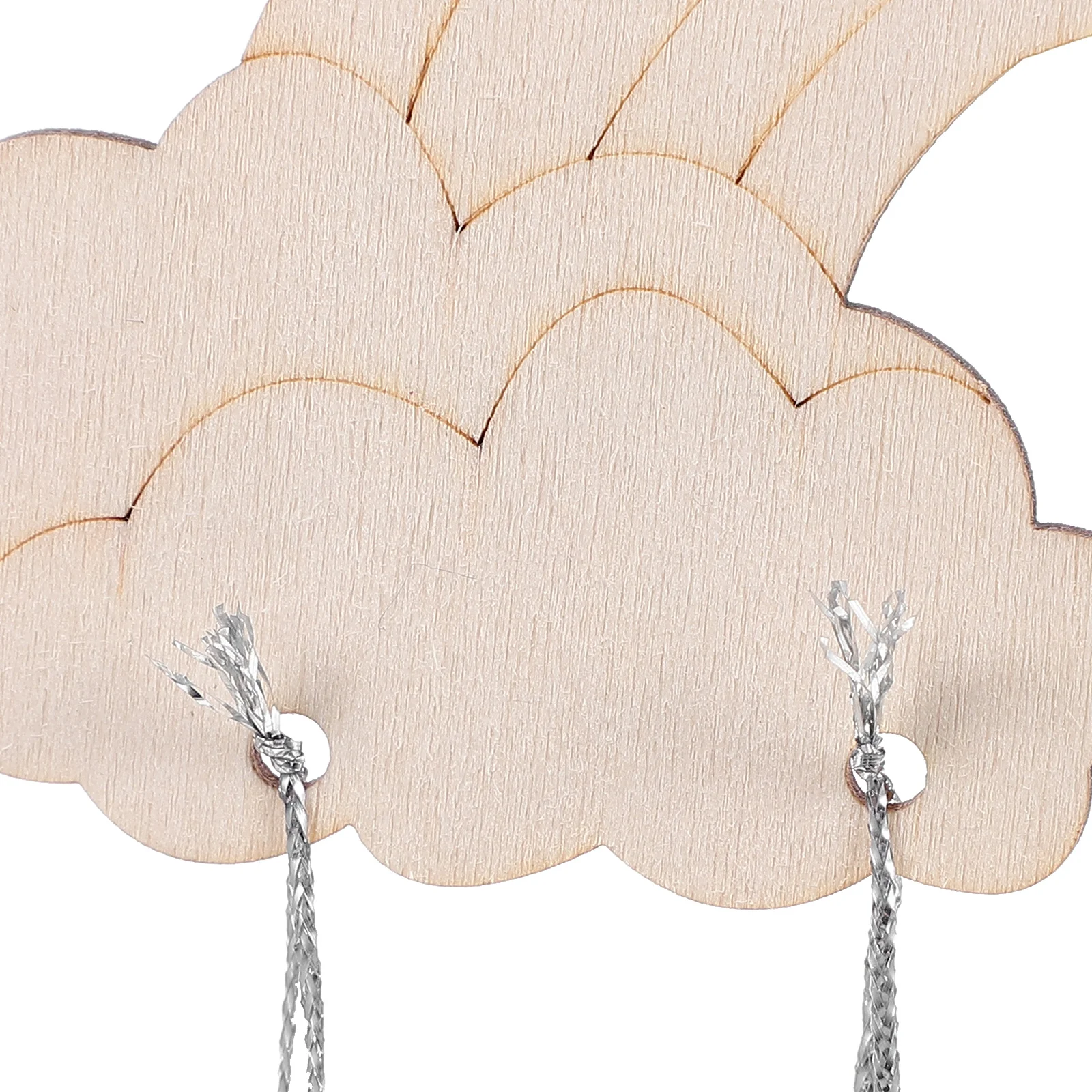 

1Set Wooden Wind Chime DIY Set Unfinished Wood Pendant DIY Supplies Decorative Hanging Ornament for Home Outdoor