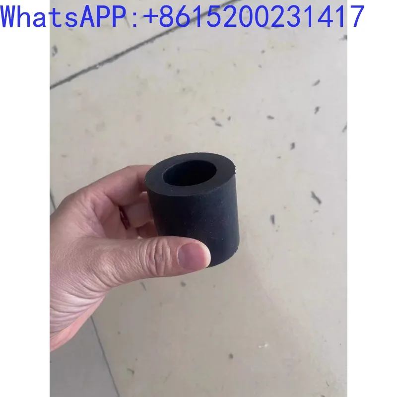 Elevator tower crane circular compression buffer pad, tower crane trolley shock-absorbing rubber anti-collision pad