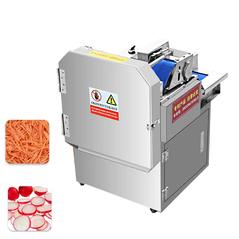 

110V/220V Electric Vegetable Cutter Chili Scallions Cutter Commercial Automatic Slicer Potato Radish Shredder