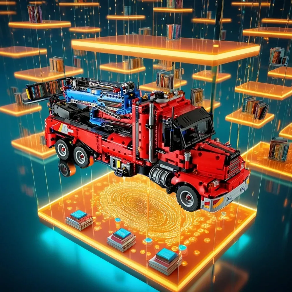 

2087 шт. MOC Rotator буксирный грузовик 42098 C модель механическая имитация DIY модель строительные блоки игрушки на день рождения подарок