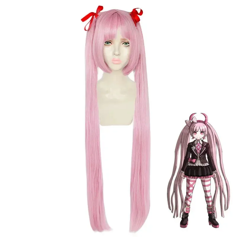 Costume Utsugi Kotoko Cosplay JK Uniform Wigs Headwear Danganronpa Cosplay Halloween Woman Party Clothes School Outfits XV3090