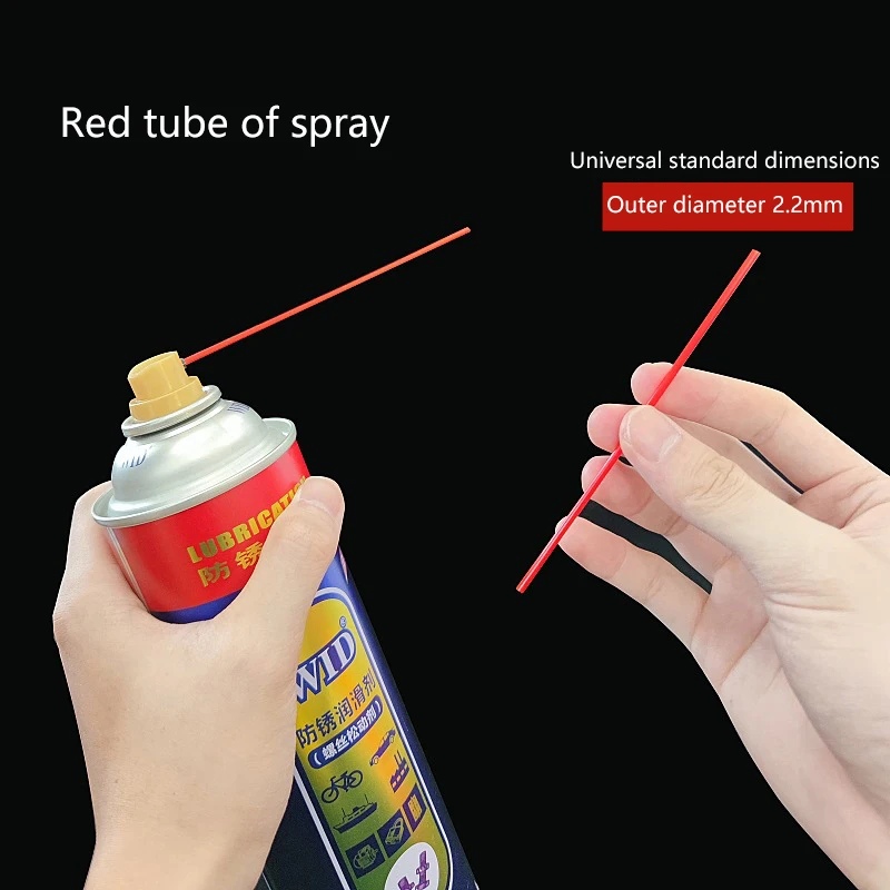 Cleaning Agent Small Tube Red Extended Type Cleaning Carbon Tool Cylinder Bi Cleaning Spray Nozzle Throttle Valve Special Use