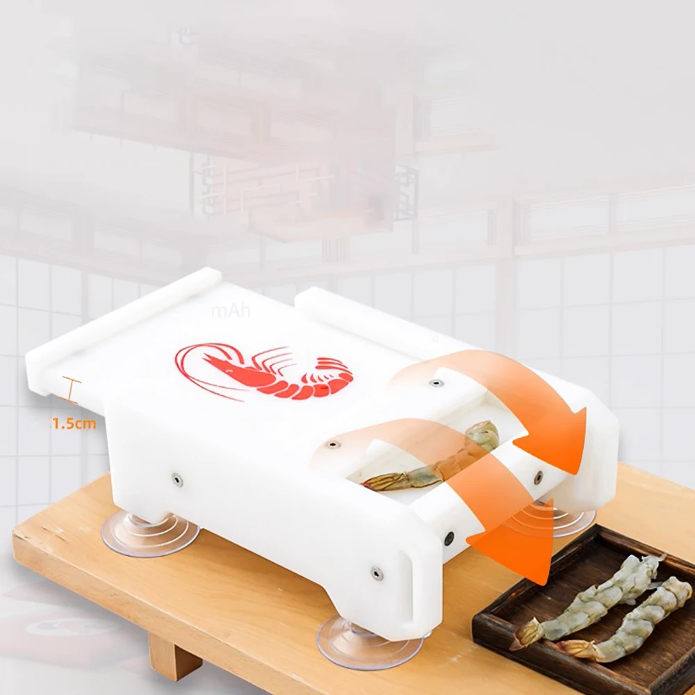 

Manual Push-Pull Shrimp Press - Kitchen Shrimp Extender Tool for Tempura Sushi, Commercial Use