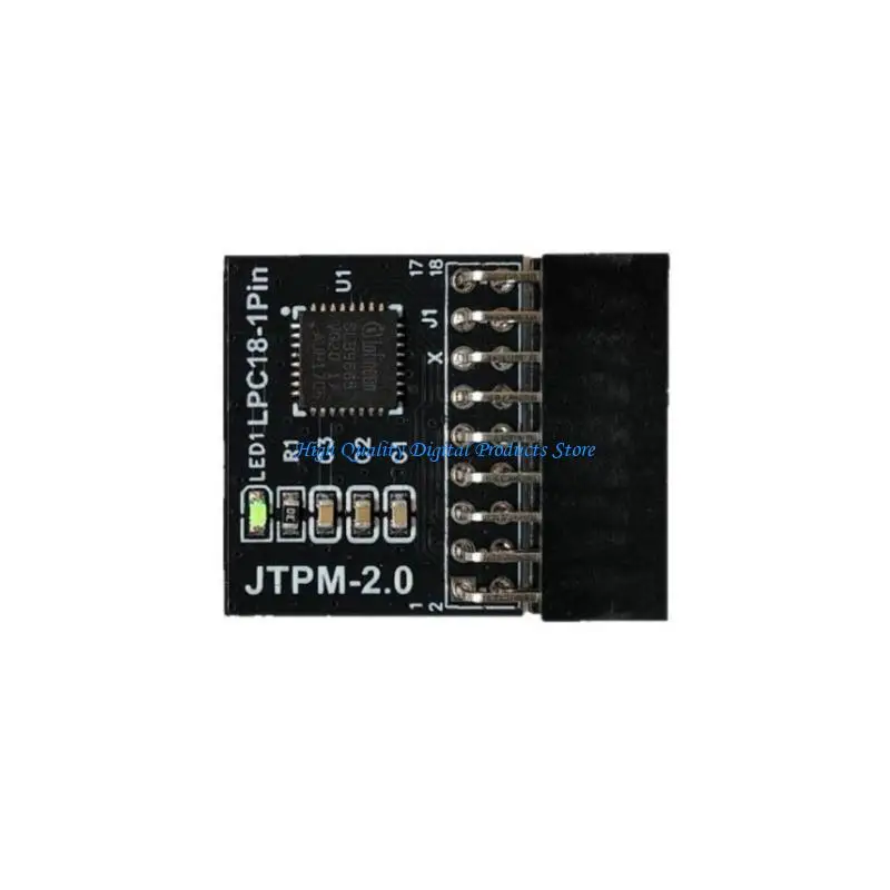 

U2JE TPM2.0 18Pin LPC Module Support Multiple Algorithms for Enhances System Safety