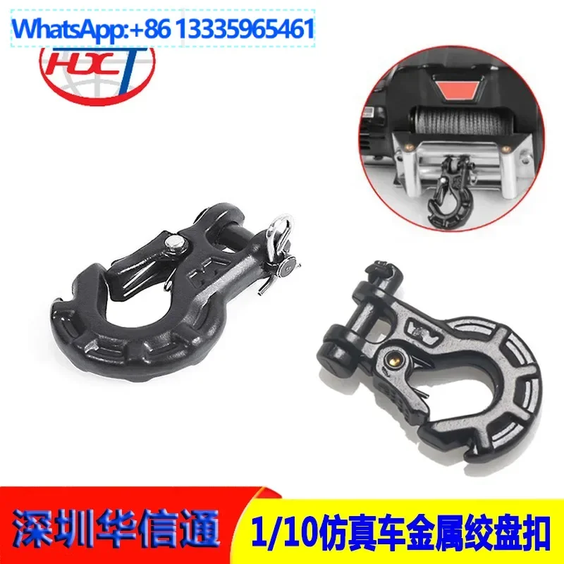 

10 шт. 1/10 моделирование осей альпиниста SCX10 RC4WD TRX4 D90 металлический крюк для прицепа лебедка крюк